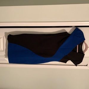 Black Halo by Laurel Berman black/blue dress